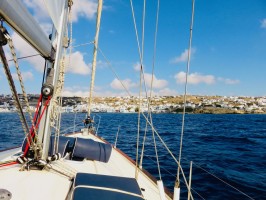 Sailing Delos Greece