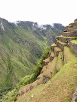 Terraces Machu Picchu Peru