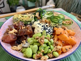 Poke Bowl Tuna Food Recipes