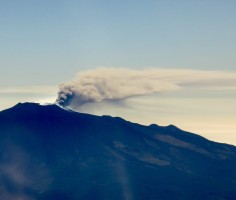 Smoke Volcano Etna East Sicily Italy Travel Blog Inspirations