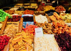 Carmel Market dried fruit Tel Aviv