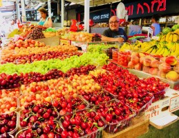 Fresh Fruit Carmel Market Tel Aviv