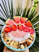 Summer watermelon breakfast bowl Food