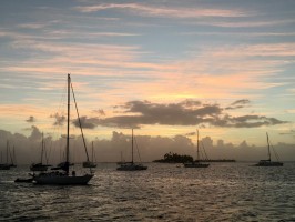 Sunset Sailing San Blas Panama