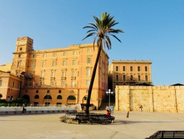 Square Saint Remy Cagliari Sardinia