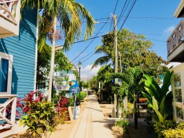 Sidewalk Placencia Belize