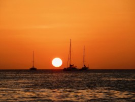 Sunset Boats Caye Caulker Belize