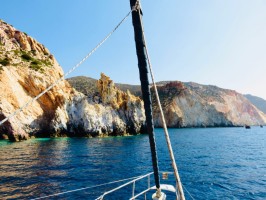 Boat Milos Greece
