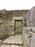 Main Gate Machu Picchu Peru
