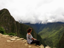 Me relaxing Machu Picchu Peru
