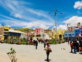 Puno square Peru
