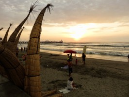 Sunset Beach Huanchaco Peru