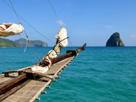 View Boat from Cadlao Island TAO Experience