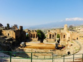 Greek Theater Taormina East Sicily Italy Travel Blog Inspirations