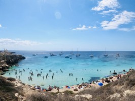 Cala Azzurra Sailing Egadi Islands Favignana West Sicily Italy Travel Blog