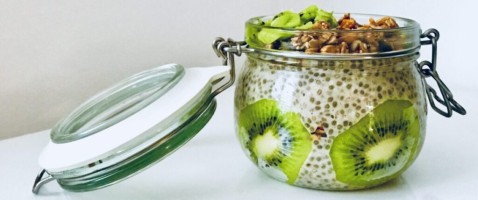 Chia Pudding with Kiwi Food Breakfast Recipe Food Blog and Inspirations