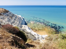 From above Scala dei Turchi Realmonte South Sicily Italy Travel Blog