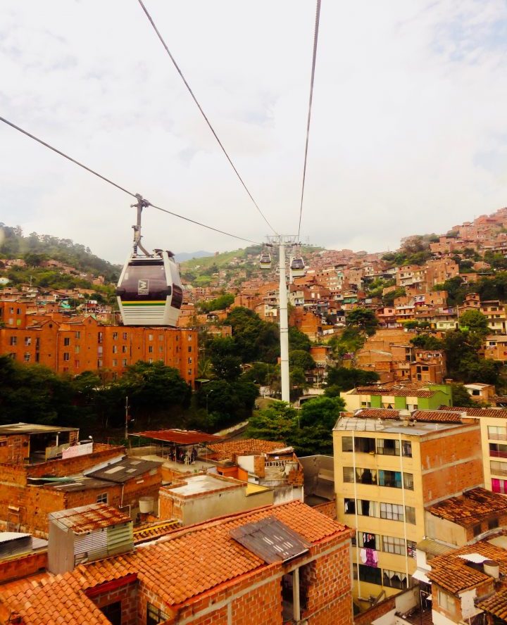 Cable Car view in Medellín Colombia; Colombia Travel Blog Inspirations