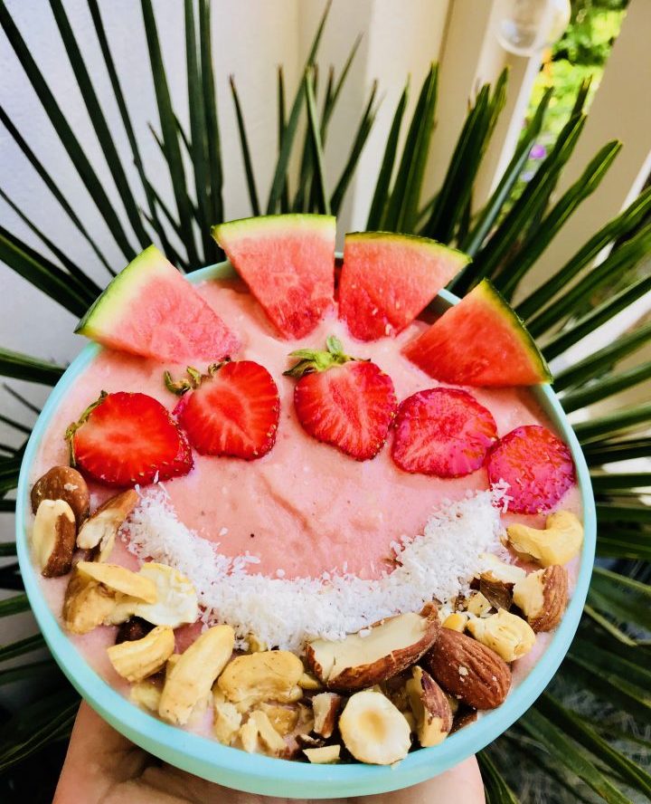Summer watermelon breakfast bowl Meal; Healthy Food recipes and inspirations Blog