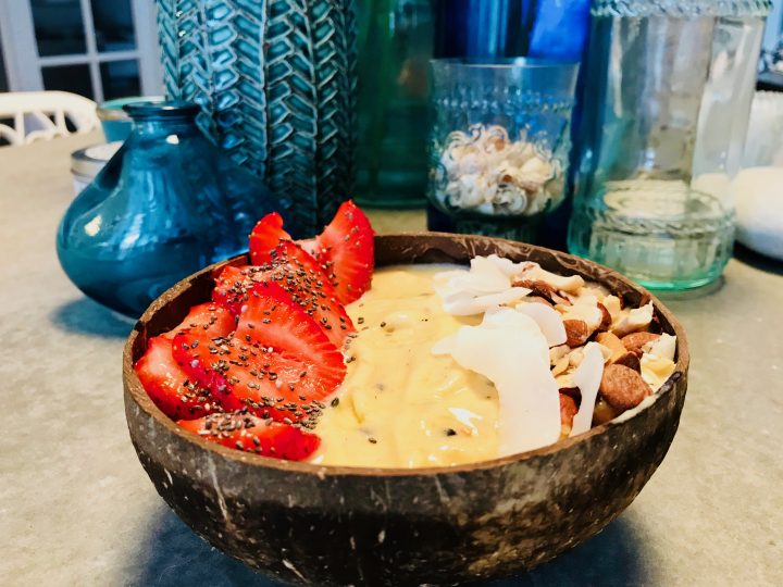 Tropical Passion Fruit Bowl Breakfast Food; Healthy Food recipes and inspirations Blog