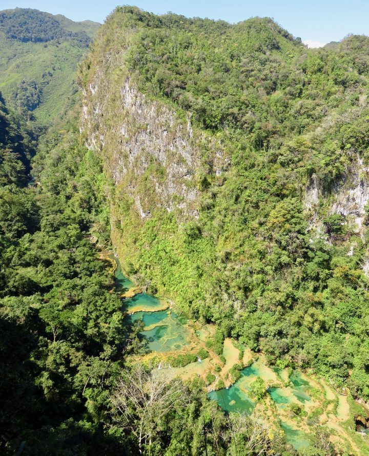 View from above Semuc Champey Guatemala, Guatemala Travel Blog