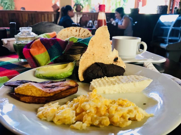 Breakfast local style at Restaurant Mary's in Copán Ruinas Honduras, Honduras Travel Blog