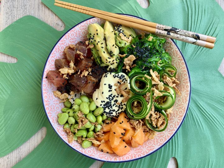 Poke Bowl Tuna Homemade Dinner and lunch Food, Food Blog Recipes and Inspirations