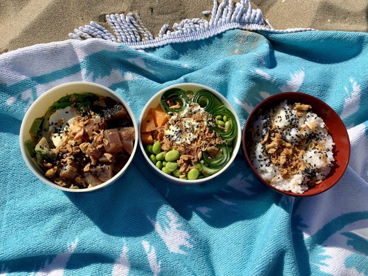 Poke Bowl take away to the beach Tuna Homemade Dinner and lunch Food, Food Blog Recipes and Inspirations