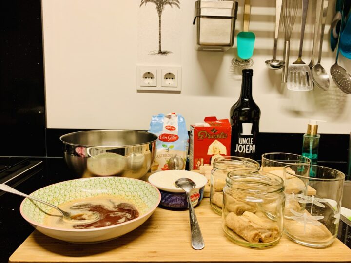 Ingredients Tiramisu with Marsala dessert Inspirtions Recipe Food Blog